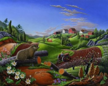 Walt Curlee-Springtime On The Farm.jpg